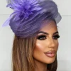 Peach Beautiful Baby Lilac Fascinator<Women Hair Accessories