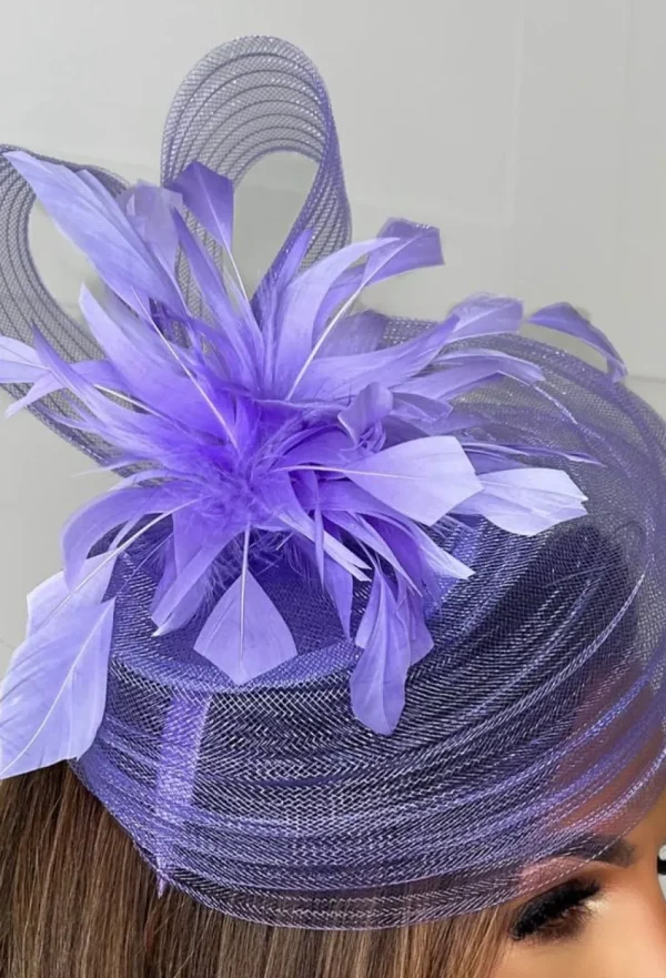 Peach Beautiful Baby Lilac Fascinator<Women Hair Accessories