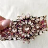 Rainbow Blinding Beauty Pink Rhinestone Headband<Women Hair Accessories