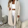 MOOCCI Cute & Cosy Beige Teddy Coat<Women Coats And Jackets