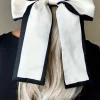 GO TOGETHER Glam Gala Cream Scrunchie Bow Satin Hair Tie<Women Hair Accessories