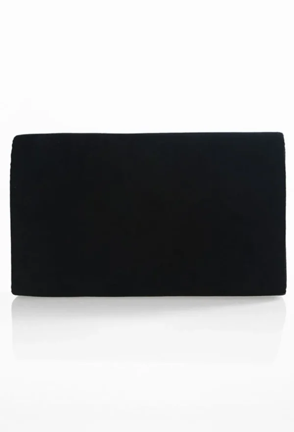 KOKO Hampstead Black Suede Clutch Bag<Women Bags