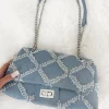 KOKO FASHION In My Heart Blue Denim Cross Body Bag<Women Gifts