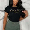 SKREEM Latest Obsession Black Coco T-Shirt<Women Tops