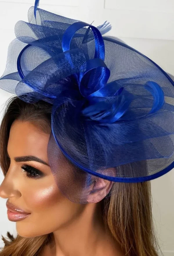 Peach My Devotion Cobalt Fascinator<Women Hair Accessories