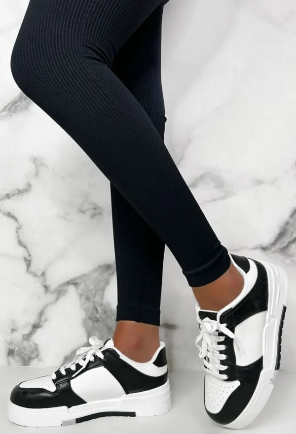 STEPHAN Perfect Vibe Black Contrast Trainers<Women Trainers