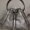 KOKO Pretty Charm Silver Crystal Diamond Bucket Bag<Women Gifts