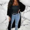 STYLEWISE She'S Sweet Black Knitted Cardigan<Women Tops