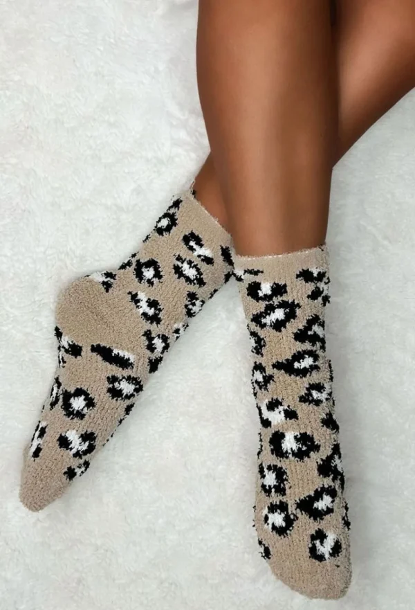 CONTINENTAL Snug Sweetie Multi 3Pk Animal Print Fluffy Socks<Women Gifts