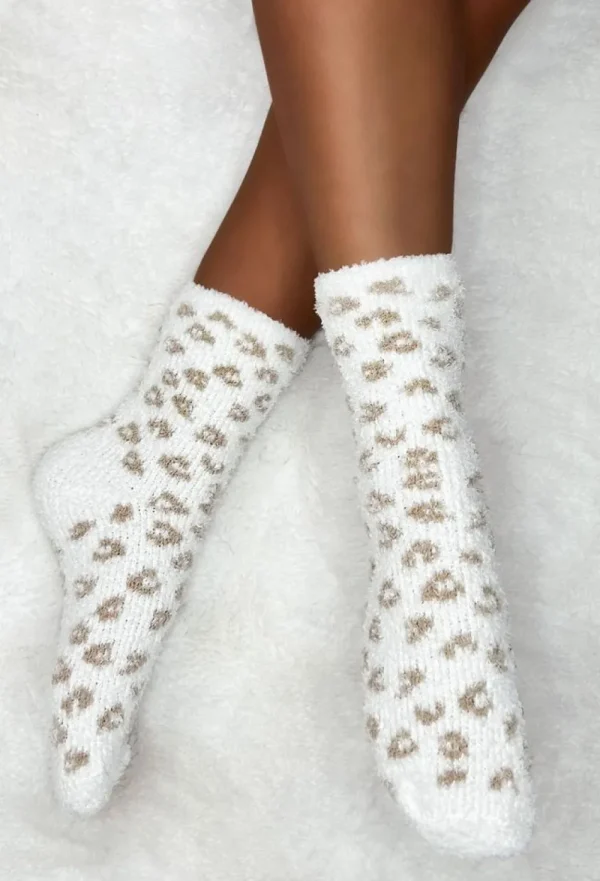 CONTINENTAL Snug Sweetie Multi 3Pk Animal Print Fluffy Socks<Women Gifts